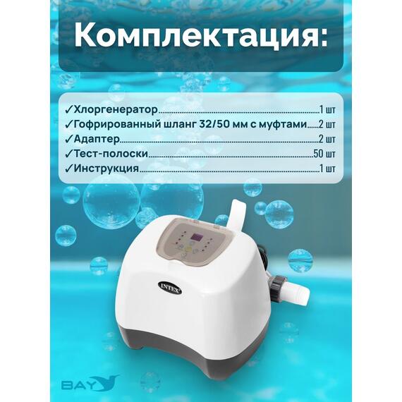26666 Система санобработки воды в бассейне Intex Saltwater and ozone 230 вольт, фото , изображение 5