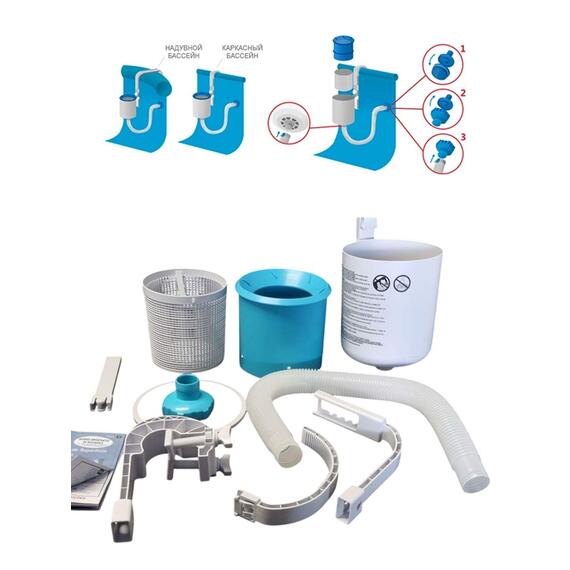 28000 Скиммер для бассейна навесной Intex, фото , изображение 5