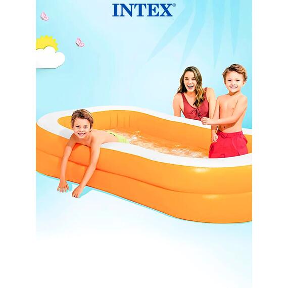 57181 Бассейн надувной Intex Мандарин, 229 х 147 х 46 см, от 3 лет, фото , изображение 6