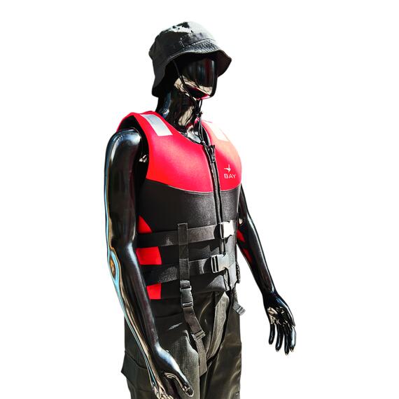 Жилет спасательный двухсторонний Poseidon Fish, Цвет: красный, Размер: XXXL, Тип Аксессуар (не трогать): да, фото , изображение 12