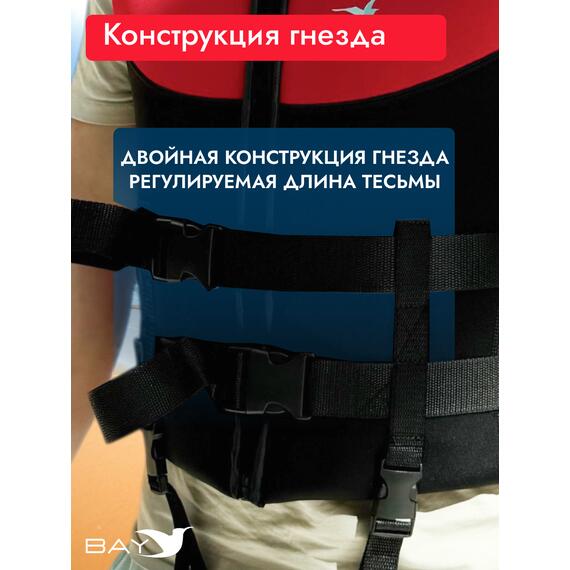 Жилет спасательный двухсторонний Poseidon Fish, Цвет: красный, Размер: XXXL, Тип Аксессуар (не трогать): да, фото , изображение 10