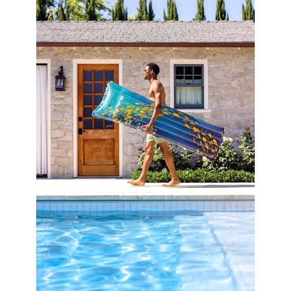 59720 Надувной матрас Intex стильный, Размер: 183 х 69 см, Расцветка: рыбки, фото , изображение 4