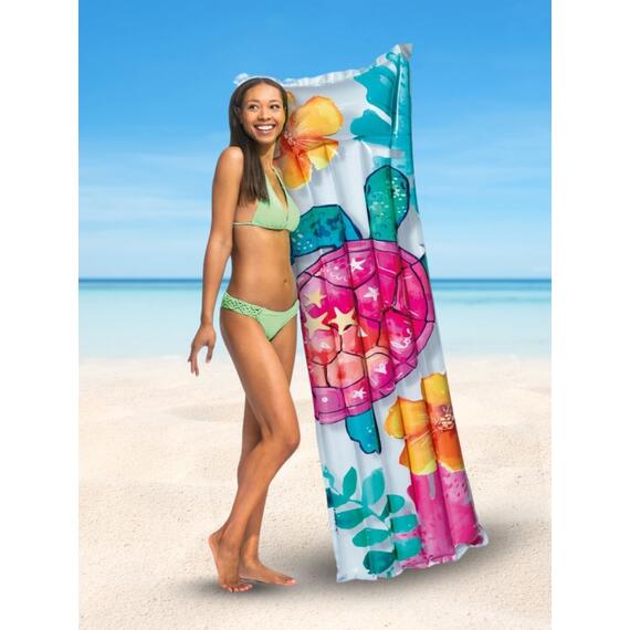 59720 Надувной матрас стильный Intex, Размер: 183 х 69 см, Расцветка: черепаха, фото , изображение 4