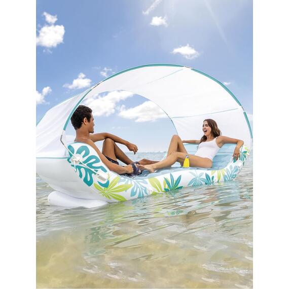 56294 Надувной матрас Intex с навесом тропический, фото , изображение 6