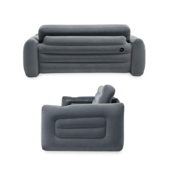 66552 Надувной раскладной диван Intex 203х224х66 см, фото , изображение 4