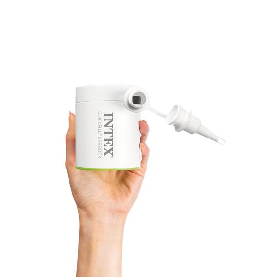 66637 Насос электрический перезаряжаемый Intex Quick Fill USB, (200л/мин), фото , изображение 12