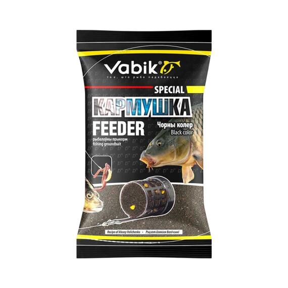 Прикормка Vabik SPECIAL Фидер Чёрный 1кг, фото , изображение 4