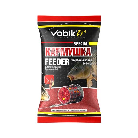 Прикормка Vabik SPECIAL Фидер Красный 1кг, фото , изображение 4
