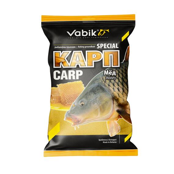Прикормка Vabik SPECIAL Карп Мед 1кг, фото , изображение 4