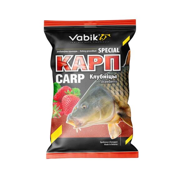 Прикормка Vabik SPECIAL Карп Клубника 1кг, фото , изображение 4