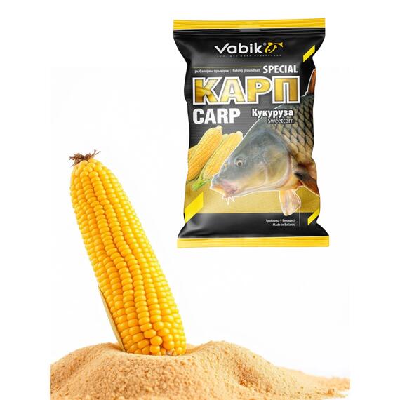 Прикормка Vabik SPECIAL Карп Кукуруза 1кг, фото , изображение 6