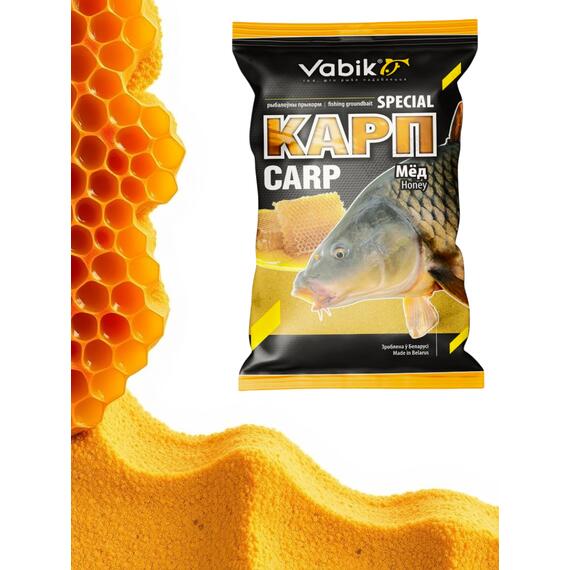 Прикормка Vabik SPECIAL Карп Мед 1кг, фото , изображение 6