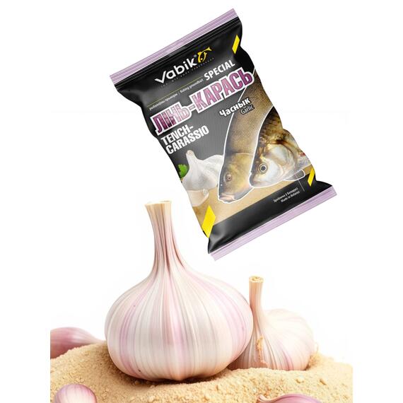 Прикормка Vabik SPECIAL Линь-карась Чеснок 1кг, фото , изображение 6