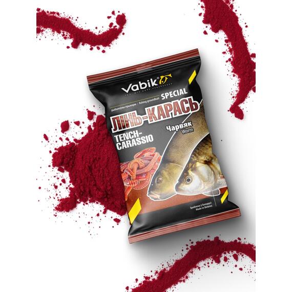 Прикормка Vabik SPECIAL Линь-карась Червь 1кг, фото , изображение 6