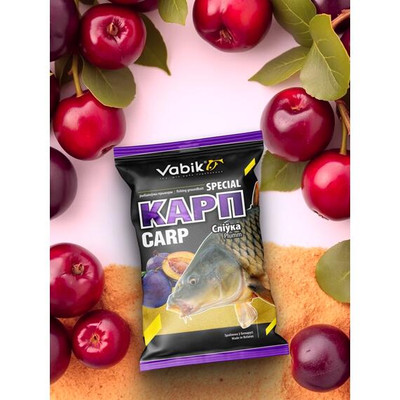 Прикормка Vabik SPECIAL Карп Слива 1кг, фото , изображение 6