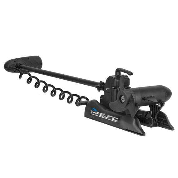 Электромотор лодочный Haswing Cayman B 80 lbs 24V GPS New 183 см (постановка на якорь с пульта), фото , изображение 2