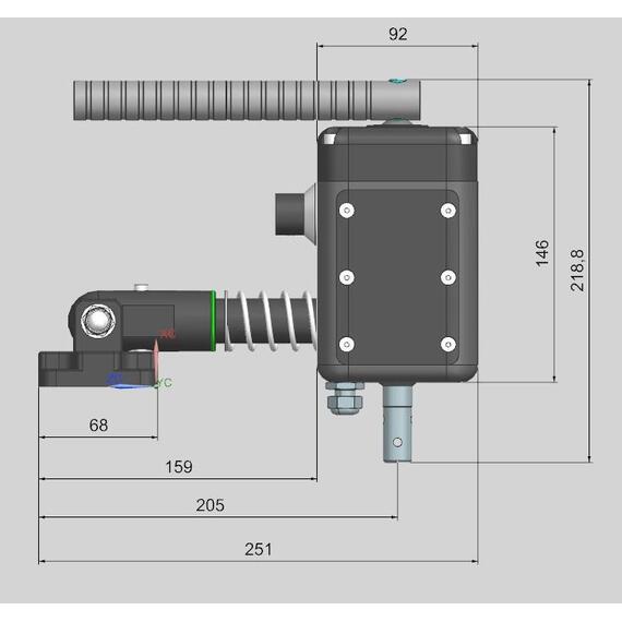 Ротатор для датчика эхолота PELORUS Kazantarget v.2.2, фото , изображение 2