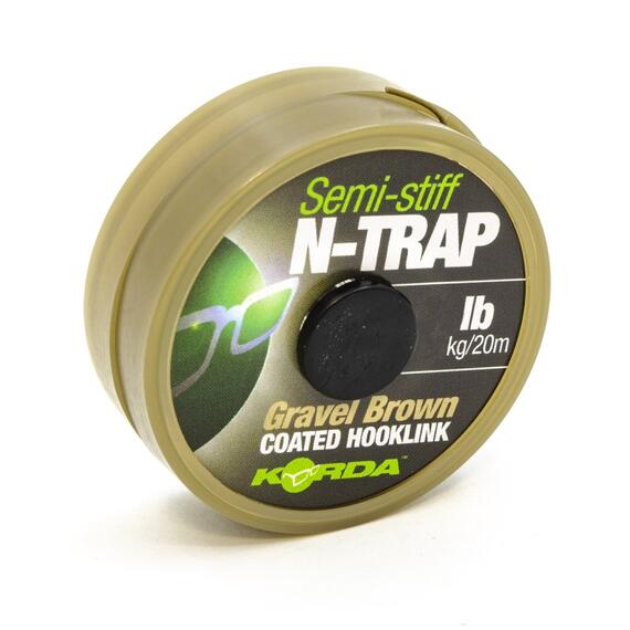 Поводковый материал KORDA N-Trap Semi-stiff 20lb Gravel, фото , изображение 3