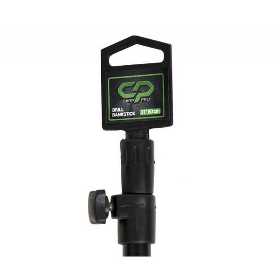 Стойка телескопическая CARP PRO с буром 80-140см алюминий , фото , изображение 5