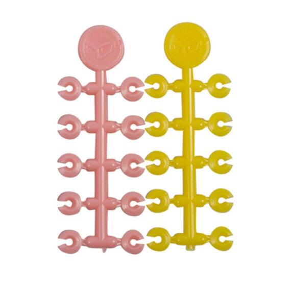 Стопор для бойлов KORDA Floss Caps Pink/Yellow, фото , изображение 2