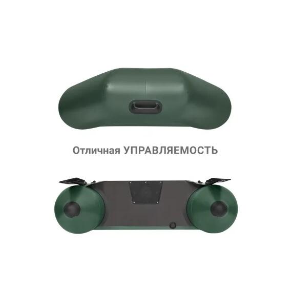 Надувная лодка Фрегат 240 Е Зеленый, фото , изображение 4