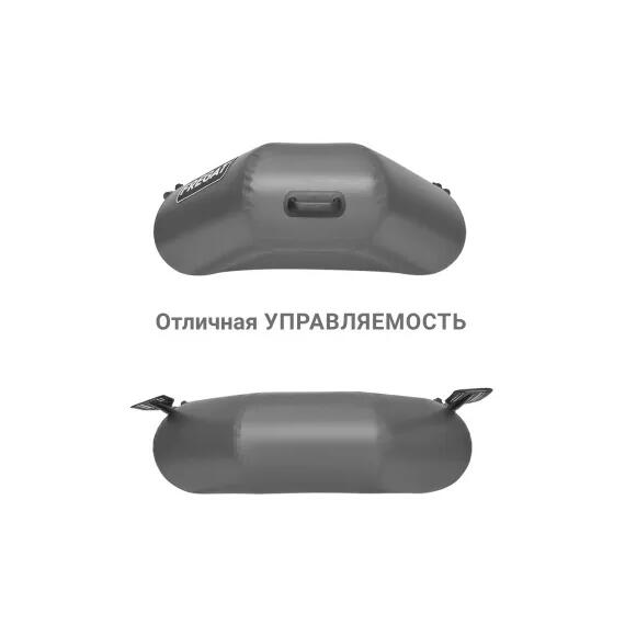 Надувная лодка Фрегат М-11 Оптима Лайт (240 см) Серый, фото , изображение 4