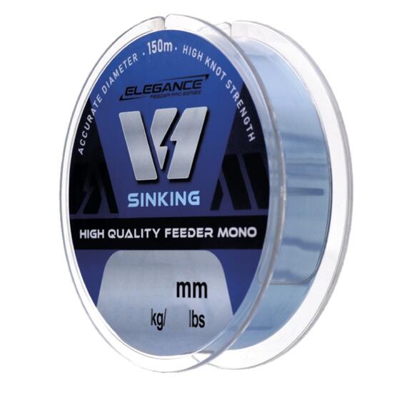 ELEGANCE FEEDER PRO V1 Леска 150м 0,20мм 4,04кг , Цвет: синий, Диаметр лески: 0.20 мм, Размотка: 150 м, фото , изображение 2