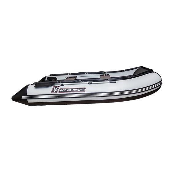 Надувная лодка Polar Bird 385M NEW Merlin Кречет (стеклокомпазит) черный красный, Расцветка: красный-черный, фото , изображение 7