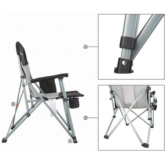 Кресло KingCamp Hard Arm Chair 3825, фото , изображение 2