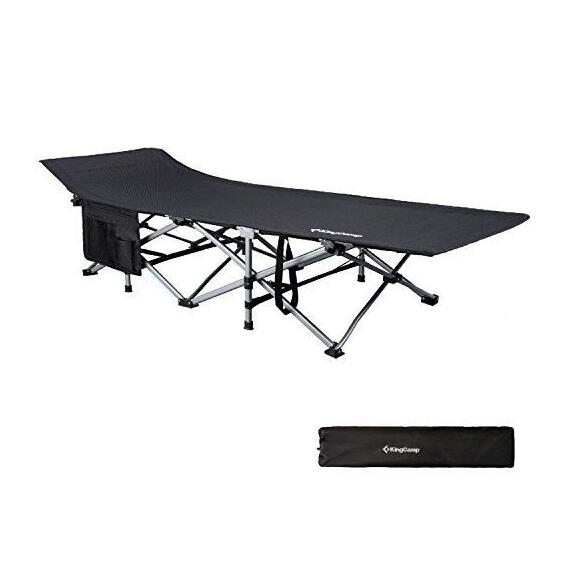 Складная кровать KingCamp Deluxe Folding bed 8004 green, Цвет: зеленый, фото , изображение 3