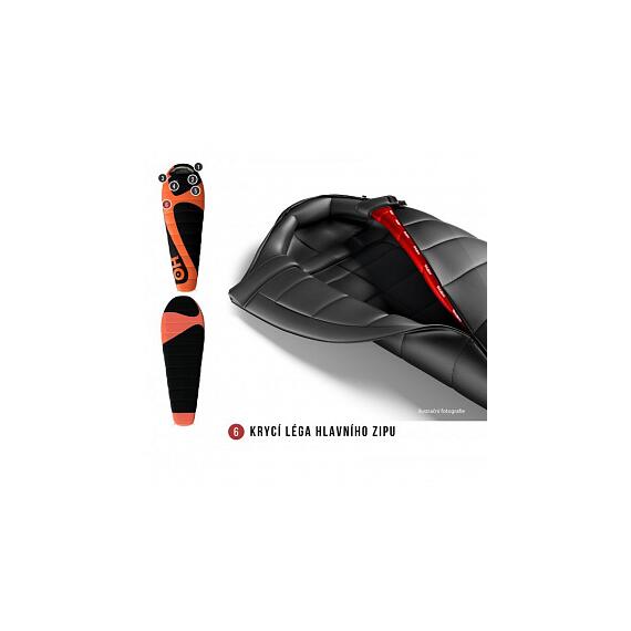 Спальный мешок Husky Mini orange, фото , изображение 4