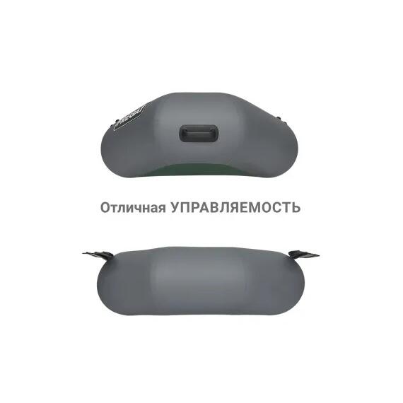 Надувная лодка Фрегат М-2 (260 см) Оптима Лайт Серый, фото , изображение 4