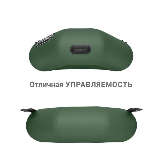 Надувная лодка Фрегат М-2 Оптима (260 см) Зеленый, фото , изображение 4