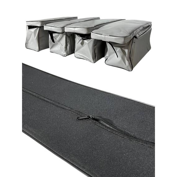 Мягкие накладки ПВХ с сумкой на сиденья (100x25x4 см), Тип Аксессуар (не трогать): да, Длина, см: 100, фото , изображение 6