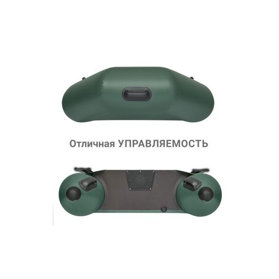 Надувная лодка Фрегат 300Е Лайт зеленый, фото , изображение 4