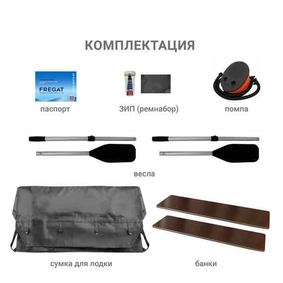 Лодка Фрегат 330 Fm Light (ФМ Лайт) Зеленый, фото , изображение 6