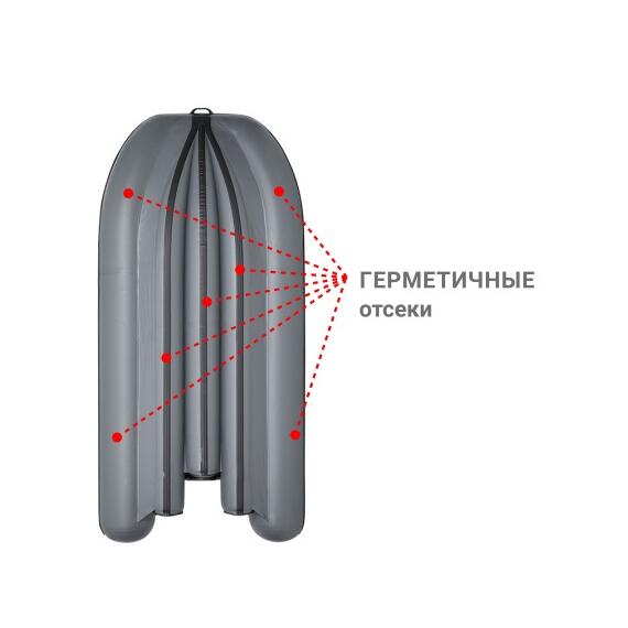 Лодка Фрегат 330 Fm (ФМ) Серый, фото , изображение 3