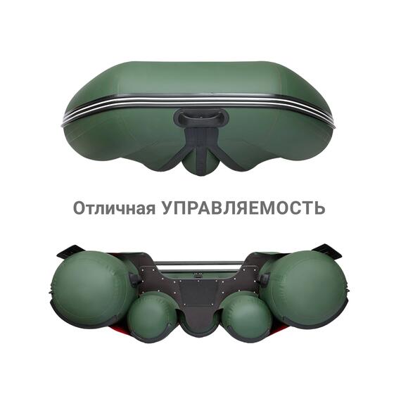 Лодка Фрегат 330 Fm Light (ФМ Лайт) Зеленый, фото , изображение 4
