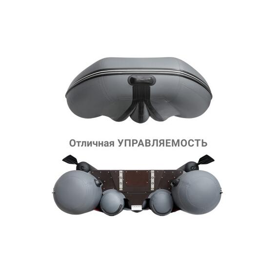 Надувная лодка Фрегат 430 FM Jet/L/S (ФМ Джет/Л/С) Зеленый, фото , изображение 4