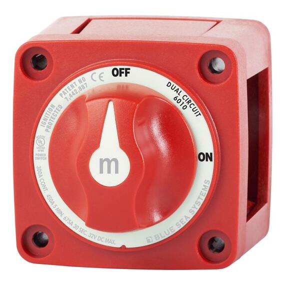 Выключатель массы OFF-ON на 2 аккумулятора M-Series с подсветкой, фото , изображение 2