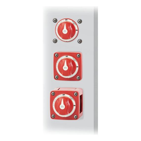 Выключатель массы OFF-ON на 2 аккумулятора M-Series с подсветкой, фото 