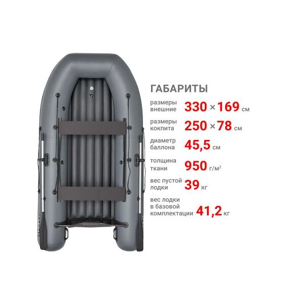 Надувная лодка Фрегат 330 Air (НДНД) Камуфляж, фото , изображение 2