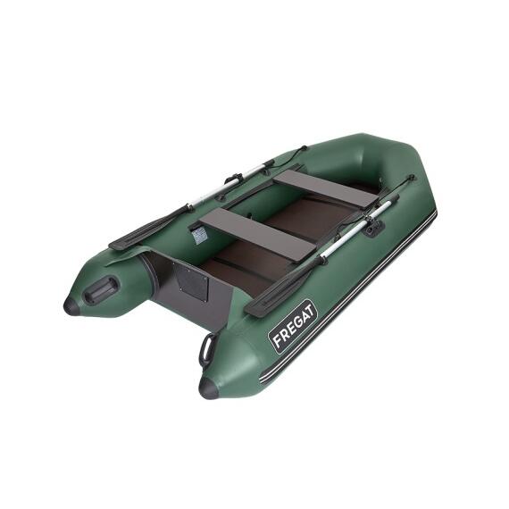 Надувная лодка Фрегат 280 ЕК с килем Зеленый, фото 