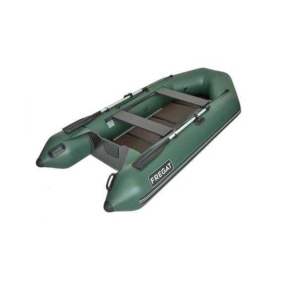 Надувная лодка Фрегат 320 ЕК с килем Зеленый, фото 