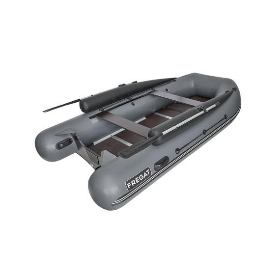 Надувная лодка Фрегат 430 F (Ф), с фальшбортом серый, фото 