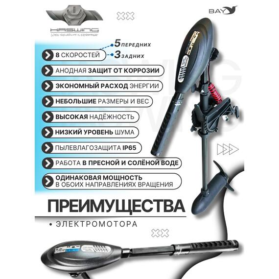 Электромотор лодочный Haswing Osapian 30, фото , изображение 8