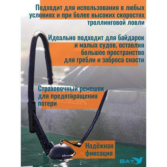 Гибкое крепление эхолота deeper flexible arm mount 2.0, фото , изображение 4