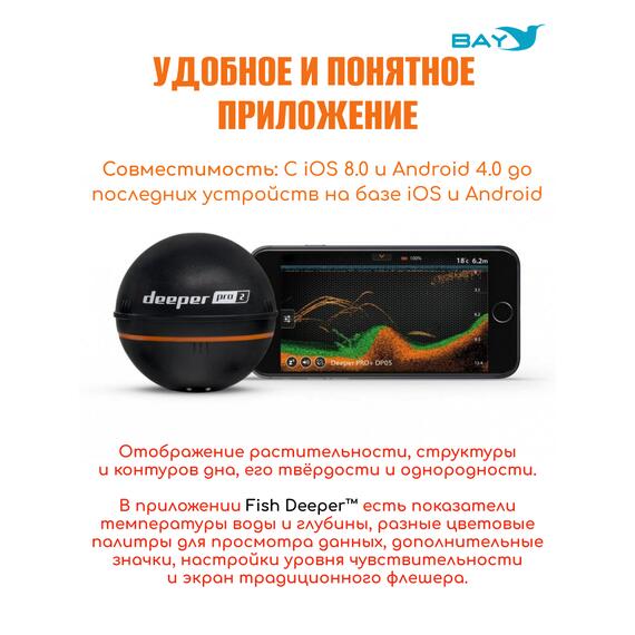 Эхолот Deeper Smart Sonar Pro+, фото , изображение 9