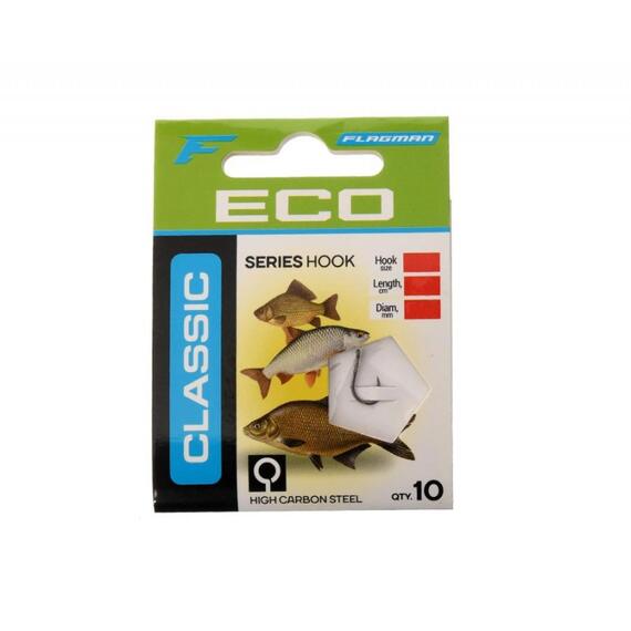 Flagman Classic Hooks To Nylon 2 №10, фото 