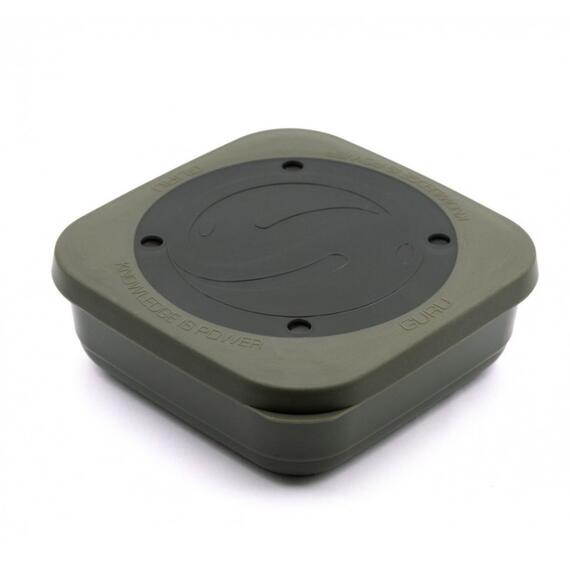Коробка для наживки GURU Bait Box Solid Lid 2.2 зеленая, фото 